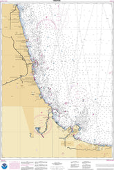NOAA Nautical Chart 14927: Chicago Lake Front;Gary Harbor
